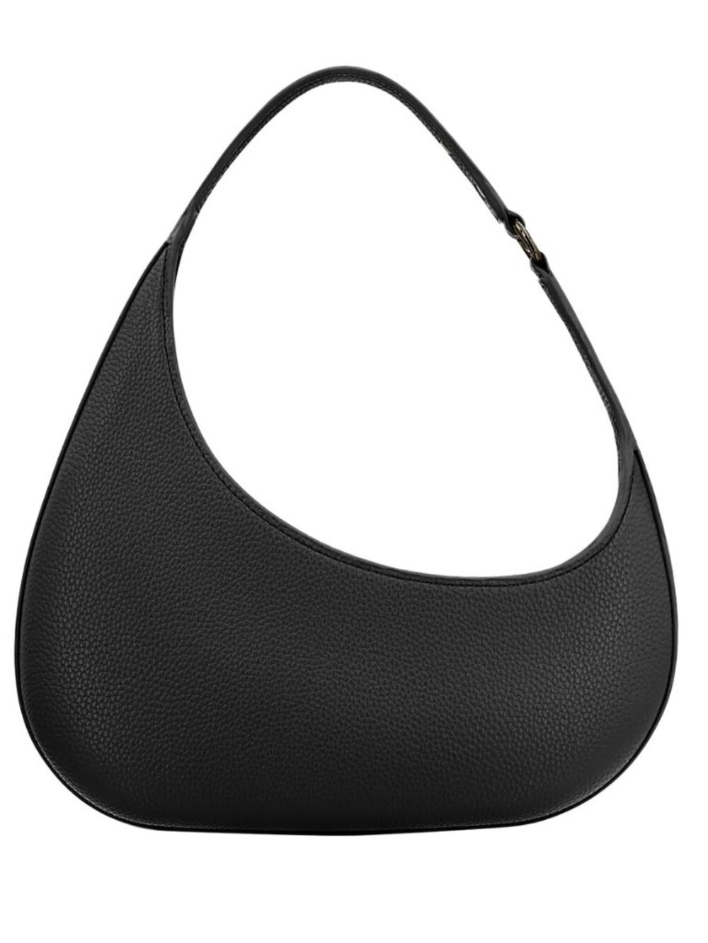 Small Leather Puse,Lightweight Shoulder Bag,Crescent Bag